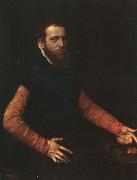 MOR VAN DASHORST, Anthonis Knight of the Spanish St James Order dg oil on canvas
